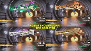 Ya salió la nueva incubadora de ump de carton en Free Fire