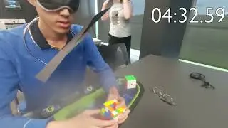 4x4 Blindfolded in 6:03.52 NR