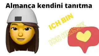ALMANCA A1 #KENDINI TANITMA / NERELISIN? NEREDE OTURUYORSUN?