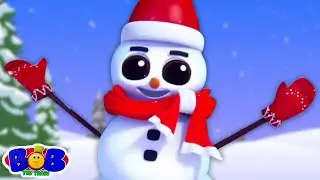 Boneco De Neve De Natal 3D Rima Infantil para Crianças em Inglês