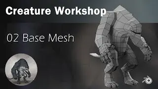 Blender Creature Workshop PART 02 BASE MESH [DEUTSCH]
