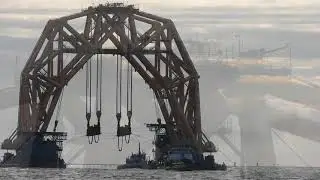 Golden Ray Salvage: Arrival of the VB 10 Heavy Lift Vessel