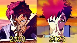 Gaara Ultimate Jutsus & Skills Evolution (4K) 2003-2023