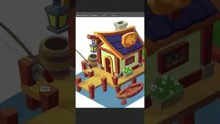 Game Art Process II Fisherman House