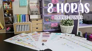 8 HORAS HACIENDO APUNTES✨