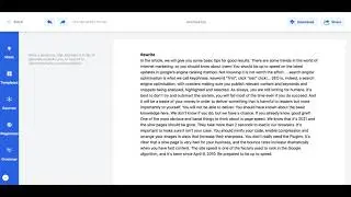 Content spinning with Contentyze