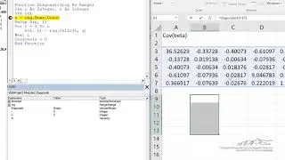 VBA Example: Diagonals Array Function