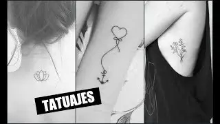 TATUAJES SENCILLOS Y BONITOS PARA MUJER ❤