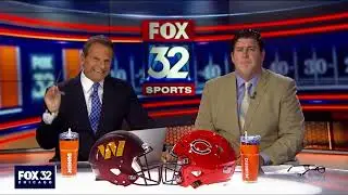 Washington Commanders @ Chicago Bears - Oct. 13, 2022 - Pregame Show - TNF - Orange helmets