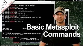 Basic MSF Console Commands - Metasploit Minute [Cyber Security Education]