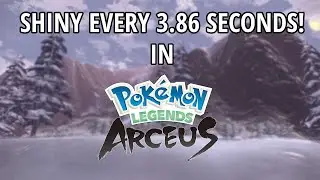 Shiny Pokemon every 3.86 seconds - Pokemon Legends Arceus!