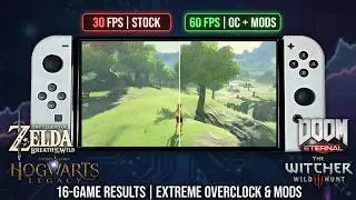 Switch EXTREME Overclocking - 16 Games Tested (Graphics Mods + 60FPS)