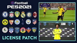Pes 2021 Mobile Patch | License Patch, With Real Kit Fonts | Liverpool, Dortmund & More