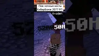 Пов: ночные хосты на "КиберБомж 2077 РП" (ник аккаунта в омлете vujo_12)