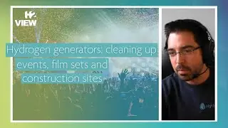 Hydrogen generators: cleaning up events, film sets and construction sites