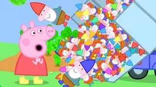 Peppa Pig English Episodes | Mr Bull Brings a Truck of New Gnomes | Cartoons for Kids