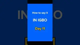 How to say (Jokes apart) in Igbo 🥸😕😂 #igbo  #learnIgbo #igboamaka