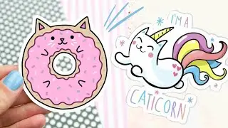 55 DIY STICKERS WITHOUT DOUBLE-SIDED TAPE video collection by Kristina Sanko