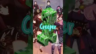 If Genshin Characters Play Minecraft 😲⛏️