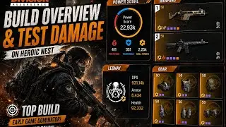 Demolitionist He Munition - Build Overview & Test Damage Solo Heroic Nest - The Division Resurgence 