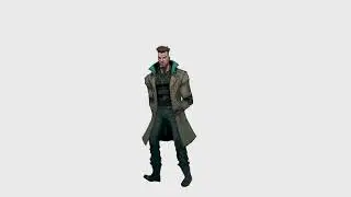 походка полубок анимация