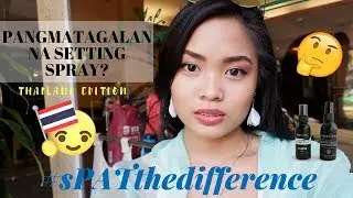 BYS vs NICHIDO Setting Spray for OILY SKIN | #sPATthedifference (THAILAND VLOG)