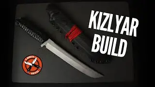 Kizlyar Supreme Sensei Blank Build - I made an Ugly Knife, but I Love it.  😍