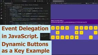 Event Delegation in JavaScript. Dynamic Buttons as a Key Example.