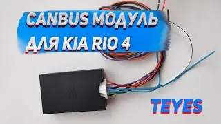 Connecting a Canbus module to Teyes on a KIA RIO 4