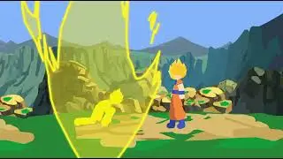 Goku Vs Vegeta (StickNodes) P3
