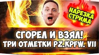 СГОРЕЛ, НО ВЗЯЛ! 3 ОТМЕТКИ Pz.Kpfw. VII  | Джов бомбит | Нарезка Джов