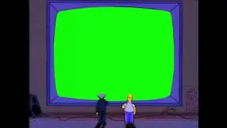Homer and SR BURNS - Green Screen HD