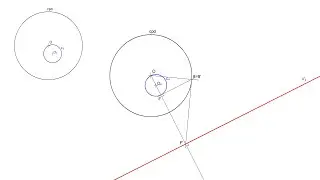 Inversion of a Circle Inside the Reference Circle and Passing through its Center Point