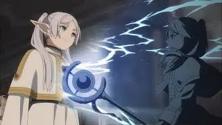 デンケン vs フリーレン クローン ||ユーベルは彼女のクローンと戦う ||フリーレン 第24話