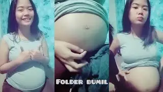 BUMIL CANTIK SPIL PERUT MULUS LIVE SAMA SUAMINYA