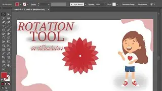 Rotation tool in illustator|How to use rotation tool in adobe illustator|Tips & tricks of graphic