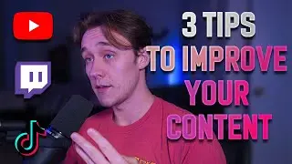 3 Actually Useful Tips for Making Content | YouTube, Twitch, Tiktok, etc.