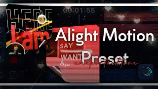 Alight Motion PRESET!! MOTION GRAPHIC EDIT! rmk: dreaminseries