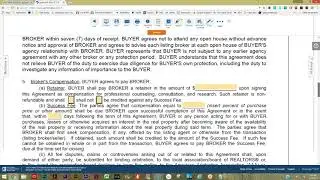 How to fill out the Exclusive Buyer Agency Agreement