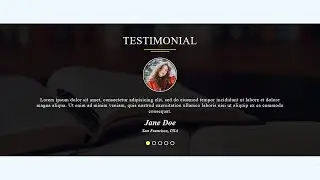Responsive Auto-Sliding Testimonial Section Using HTML,CSS And JavaScript | Clients Testimonials