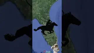 I found The Great American Horse on Google Earth #map#earth #googleearth #yt