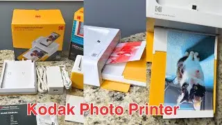 KODAK Dock Plus 4PASS Instant Photo Printer bundle. Review and demo