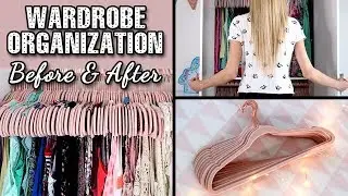 My Wardrobe Organization & Tour | Before & After + Tips for Clothing Storage!
