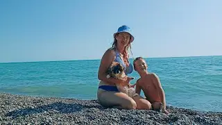 Сочи Кудепста Дикий пляж Семейный Отдых🌊☀Черное море чистая вода 4 июля 2022 рядом пляж Нудистов