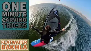 Non-jumping windsurf tricks. One minute of action from Dakhla.