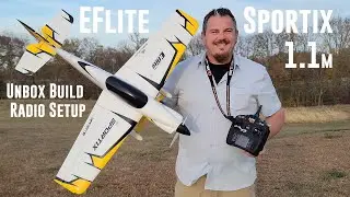 E-flite - Sportix - 1.1m - Unbox, Build, & Radio Setup