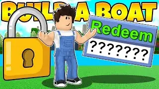 I WON THE RAREST CODES IN Roblox Build a Boat! *Giveaway*