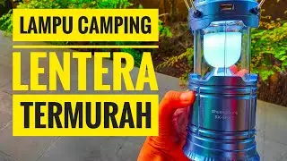 LAMPU CAMPING - SENTER LENTERA SOLAR TERANG TERMURAH