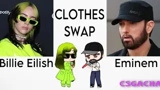Billie Eilish & Eminem Hypnotized Into Swapping Concerts! | Gacha Life Clothes Swap