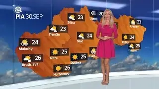 Mirka Almásy Slovakia Weather Presenter 29 9 2016